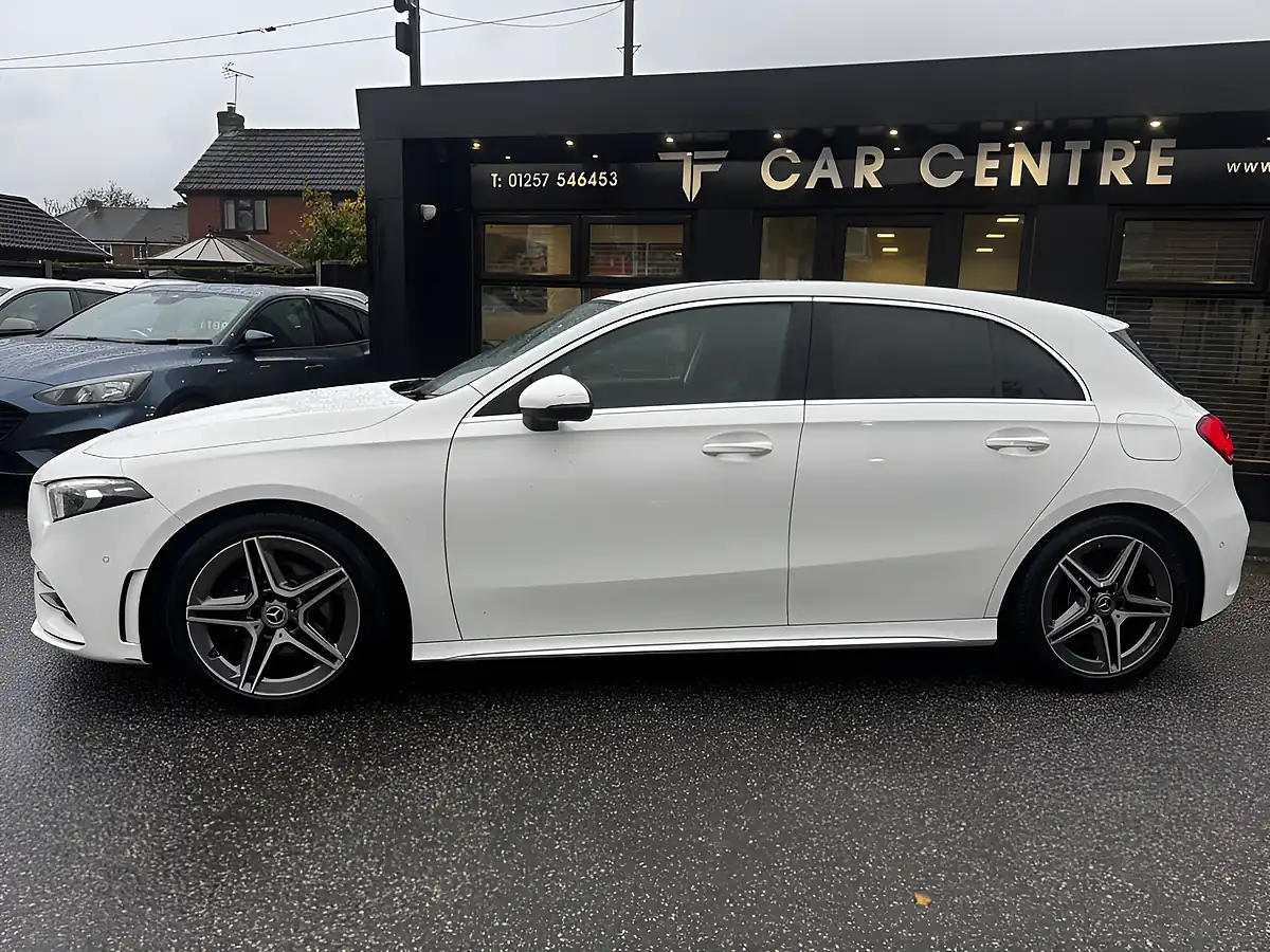 Used 2020 Mercedes-Benz a-Class AMG Line Executive White - Interior and Exterior details 3