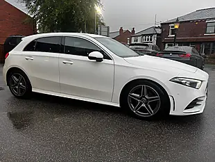Used 2020 Mercedes-Benz a-Class AMG Line Executive White - Interior and Exterior details 6