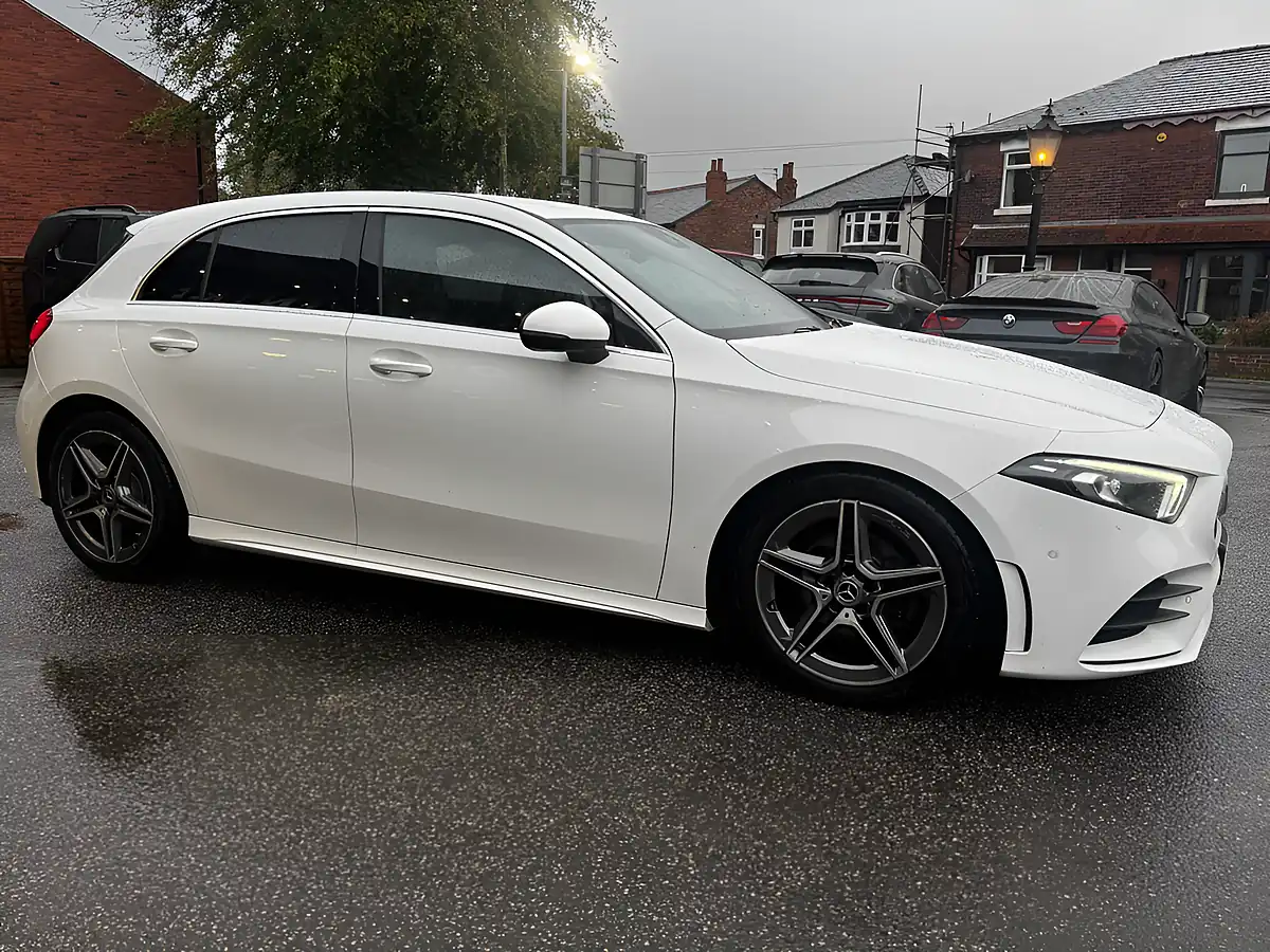 Used 2020 Mercedes-Benz a-Class AMG Line Executive White - Interior and Exterior details 6