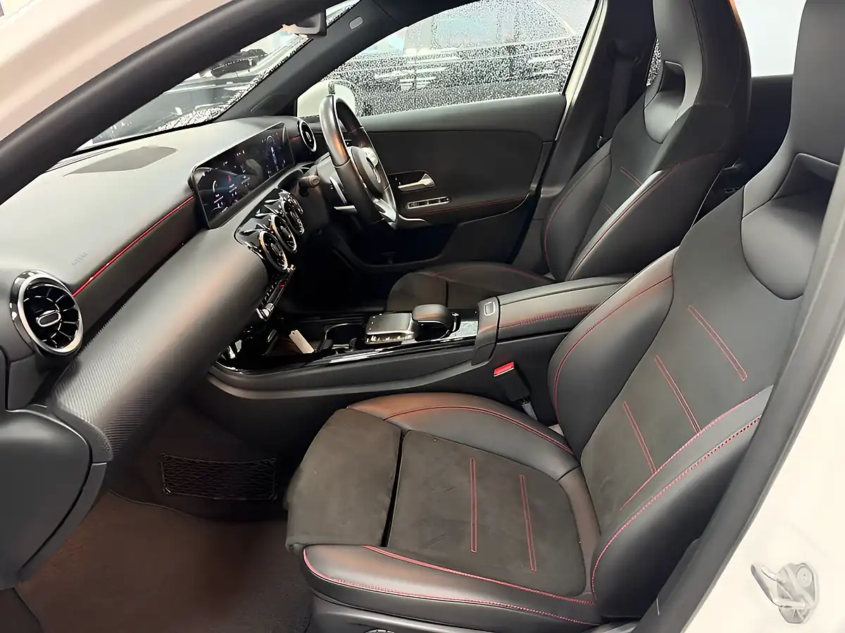 Used 2020 Mercedes-Benz a Class AMG Line Executive White - Interior and Exterior details 11