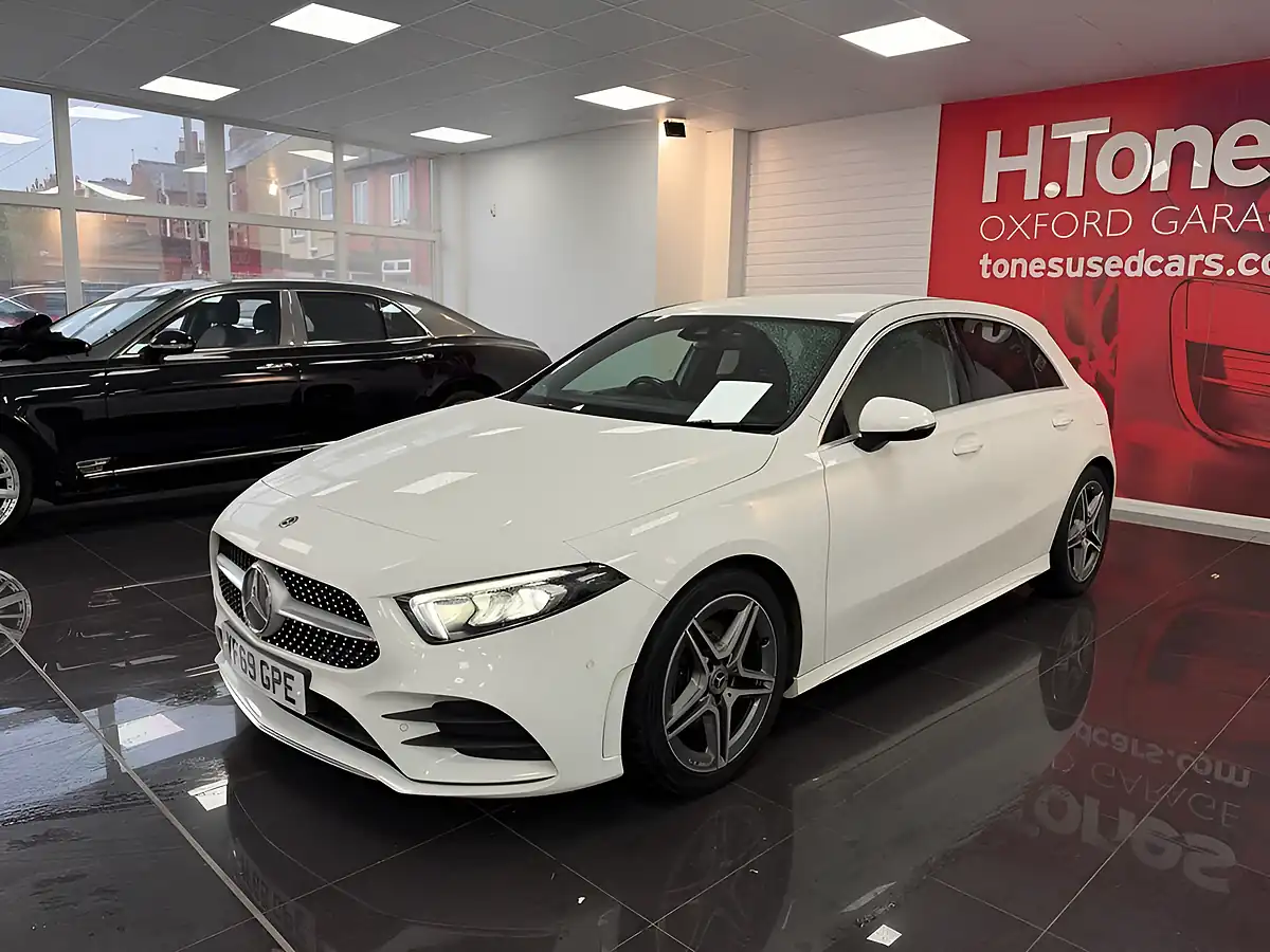 Used 2020 Mercedes-Benz a Class AMG Line Executive White - Interior and Exterior details 13