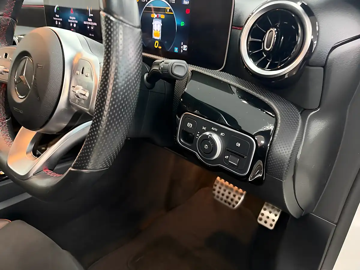 Used 2020 Mercedes-Benz a Class AMG Line Executive White - Interior and Exterior details 16