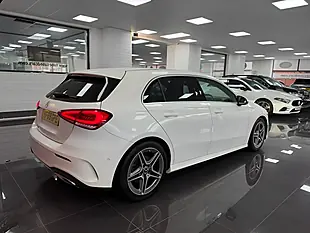 Used 2020 Mercedes-Benz a Class AMG Line Executive White - Interior and Exterior details 2