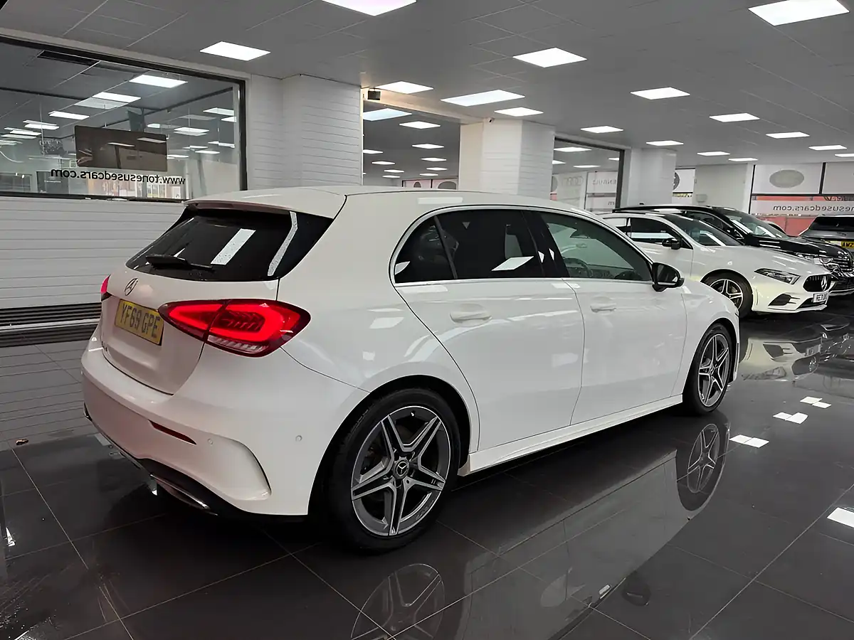 Used 2020 Mercedes-Benz a Class AMG Line Executive White - Interior and Exterior details 2