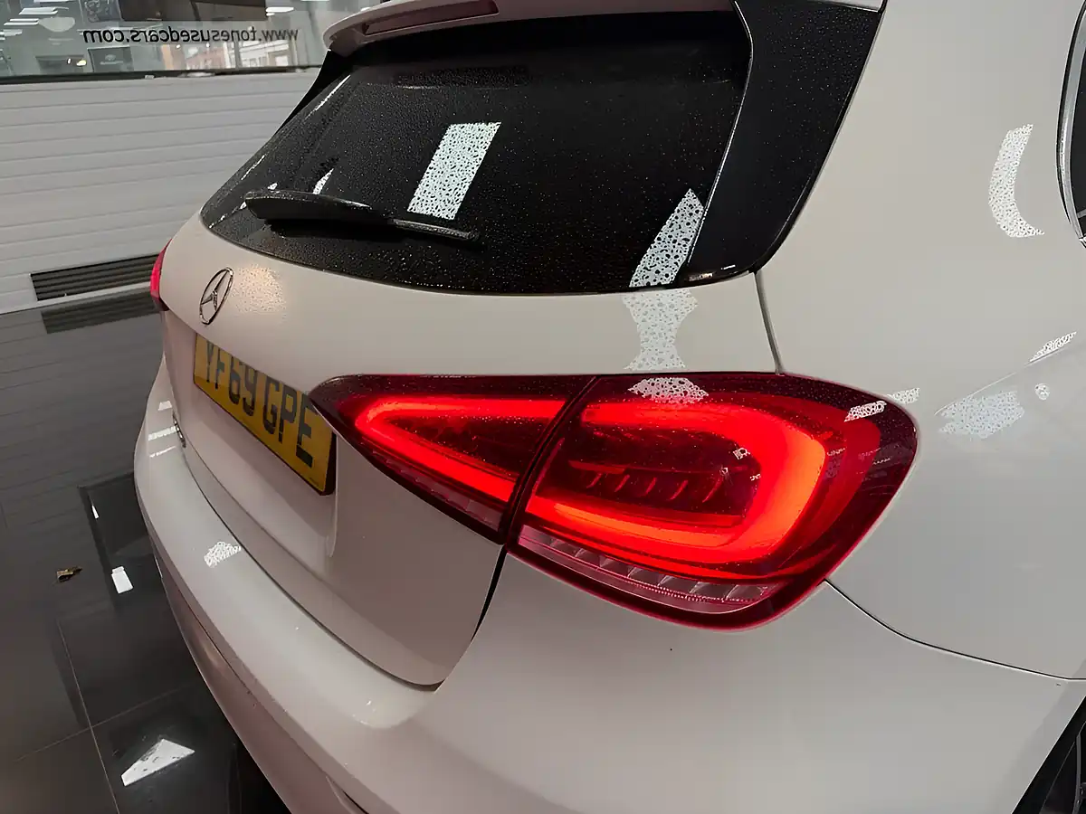 Used 2020 Mercedes-Benz a Class AMG Line Executive White - Interior and Exterior details 7