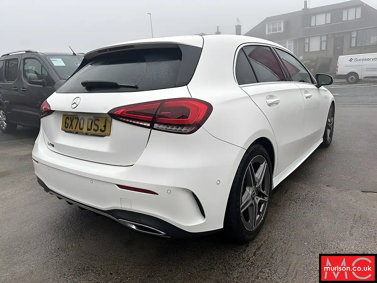 Used 2020 Mercedes-Benz a Class AMG Line (executive) White - Interior and Exterior details 13