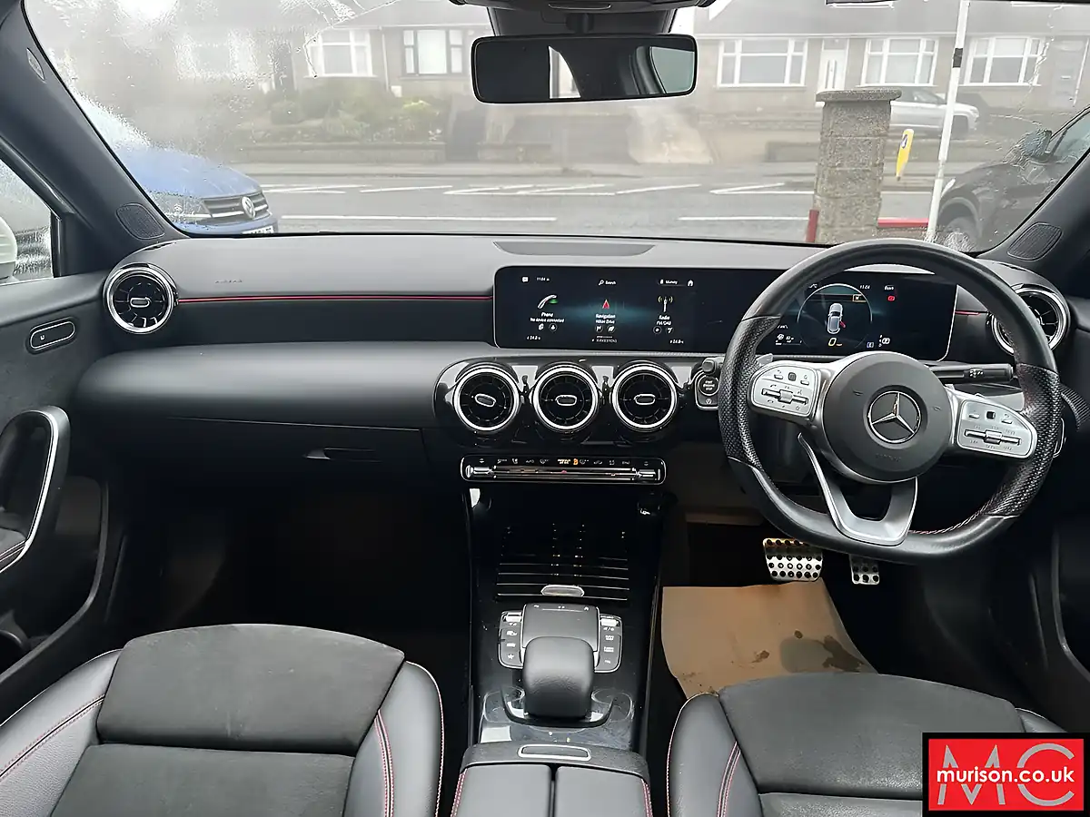 Used 2020 Mercedes-Benz a Class AMG Line (executive) White - Interior and Exterior details 17