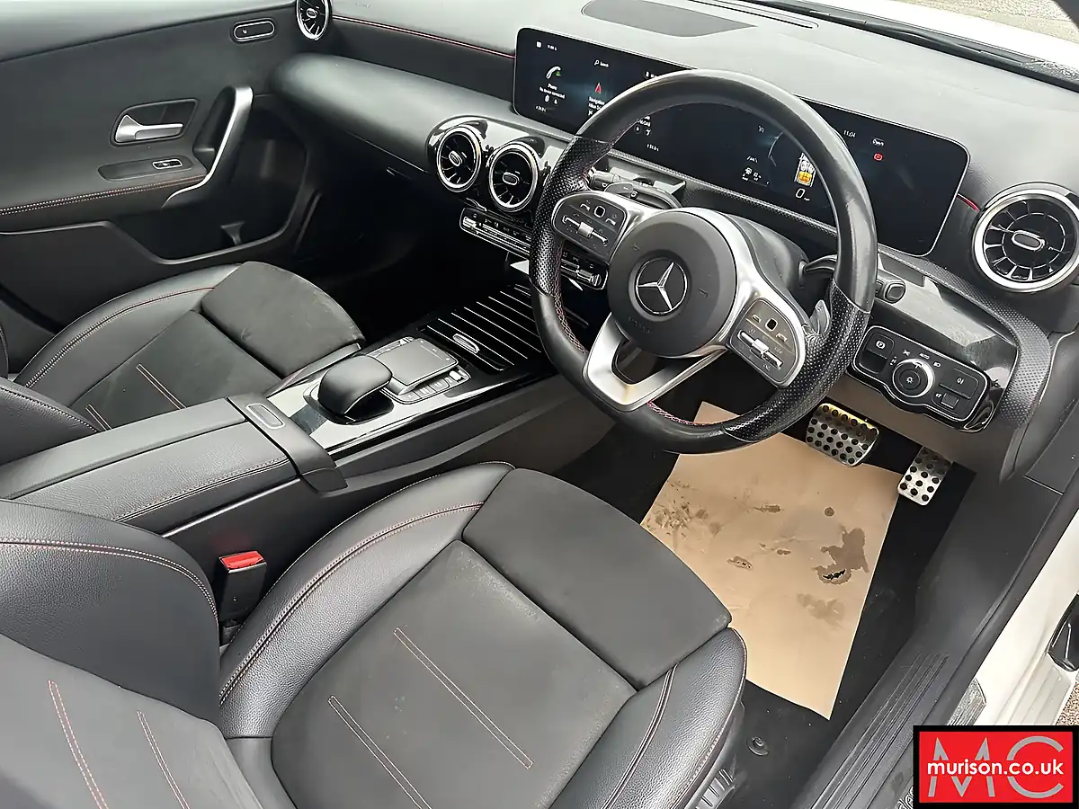 Used 2020 Mercedes-Benz a Class AMG Line (executive) White - Interior and Exterior details 19