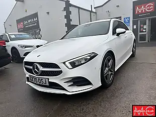 Used 2020 Mercedes-Benz a Class AMG Line (executive) White - Interior and Exterior details 5