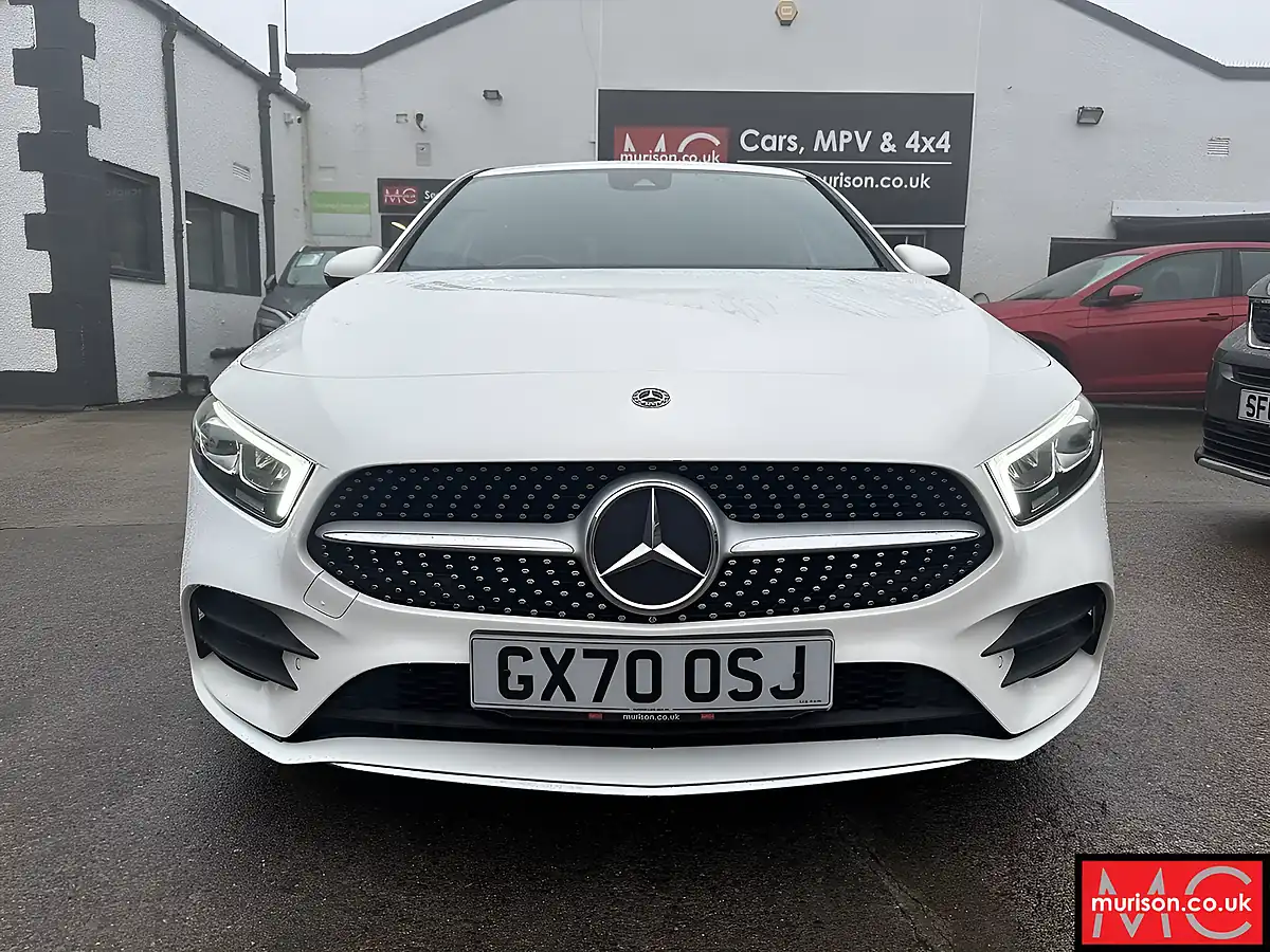 Used 2020 Mercedes-Benz a Class AMG Line (executive) White - Interior and Exterior details 6