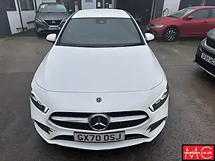 Used 2020 Mercedes-Benz a Class AMG Line (executive) White - Interior and Exterior details 9
