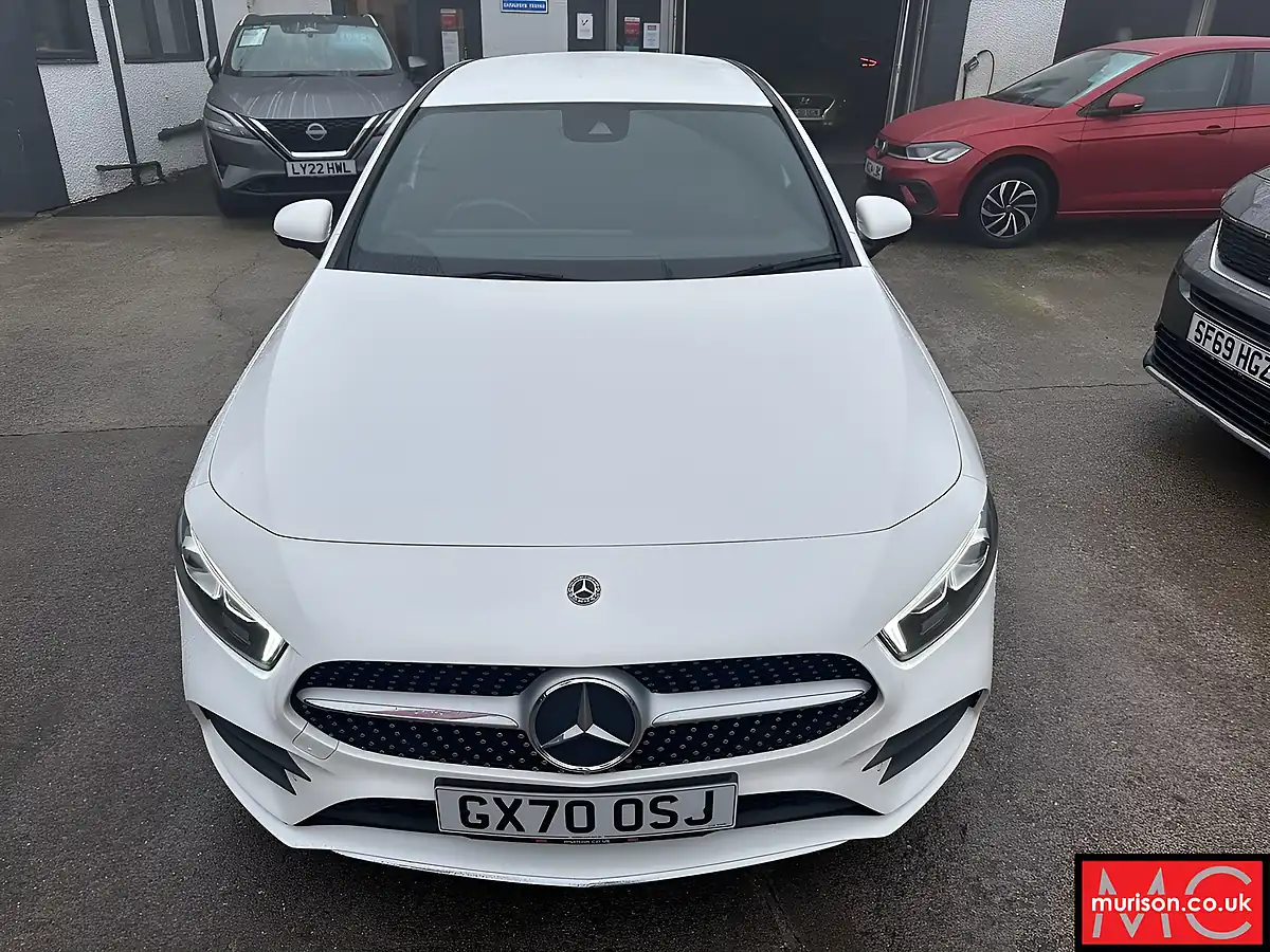 Used 2020 Mercedes-Benz a Class AMG Line (executive) White - Interior and Exterior details 9