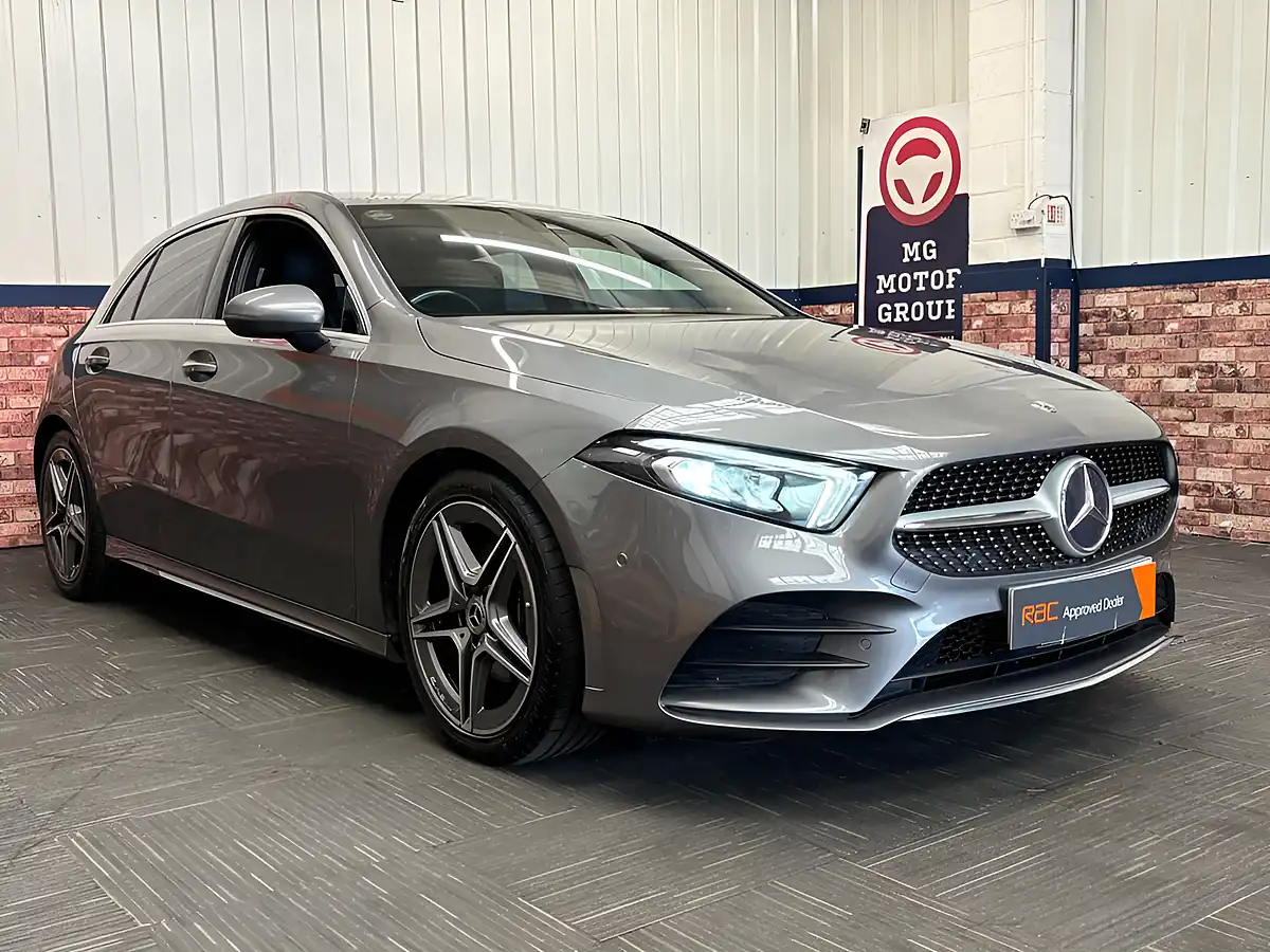Used 2020 Mercedes-Benz a-Class AMG Line Mountain Grey - Interior and Exterior details 11