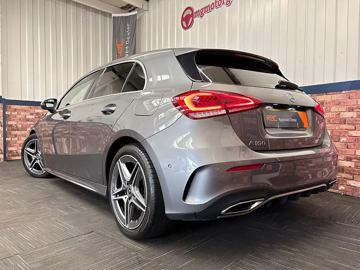 Used 2020 Mercedes-Benz a-Class AMG Line Mountain Grey - Interior and Exterior details 4