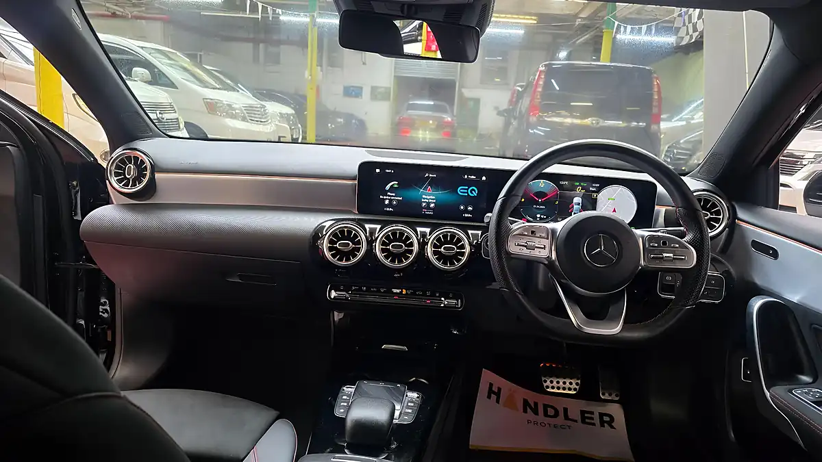 Used 2020 Mercedes-Benz a Class AMG Line (premium 2) Black - Interior and Exterior details 4