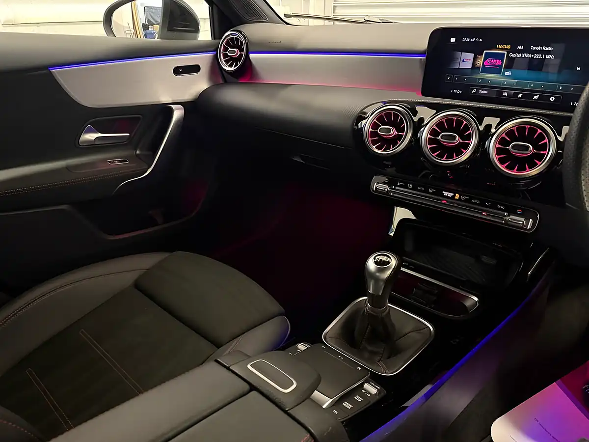 Used 2020 Mercedes-Benz a Class AMG Line Premium 2 Cosmos Black - Interior and Exterior details 13