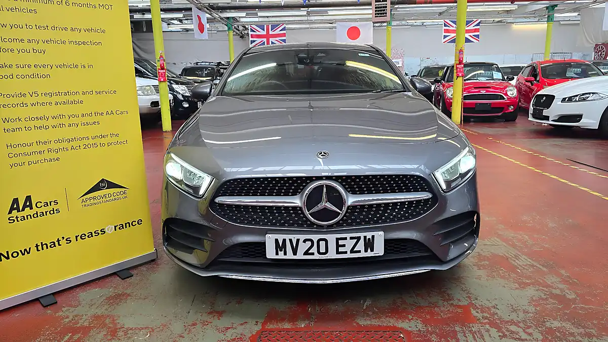 Used 2020 Mercedes-Benz a Class AMG Line (premium 2) Grey - Interior and Exterior details 2