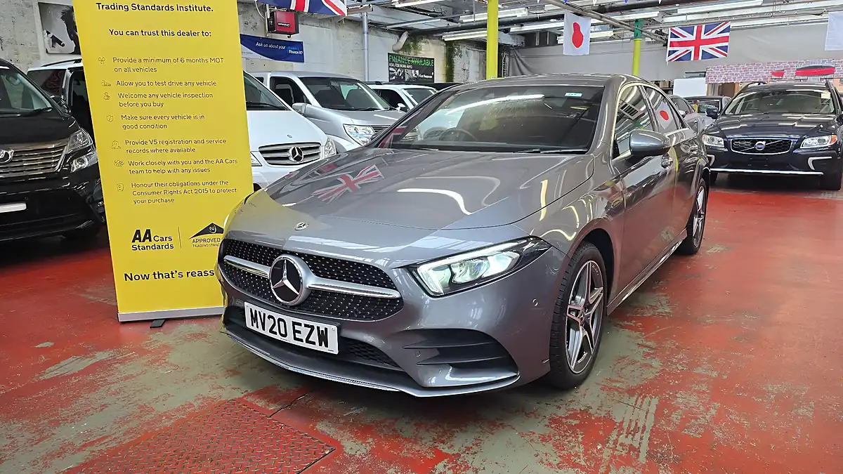 Used 2020 Mercedes-Benz a Class AMG Line (premium 2) Grey - Interior and Exterior details 3