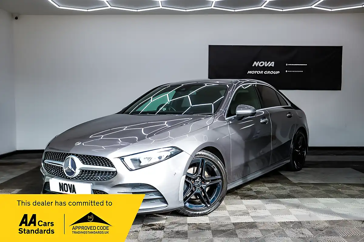 Used 2020 Mercedes-Benz a Class AMG Line Premium 2 Grey - Front View