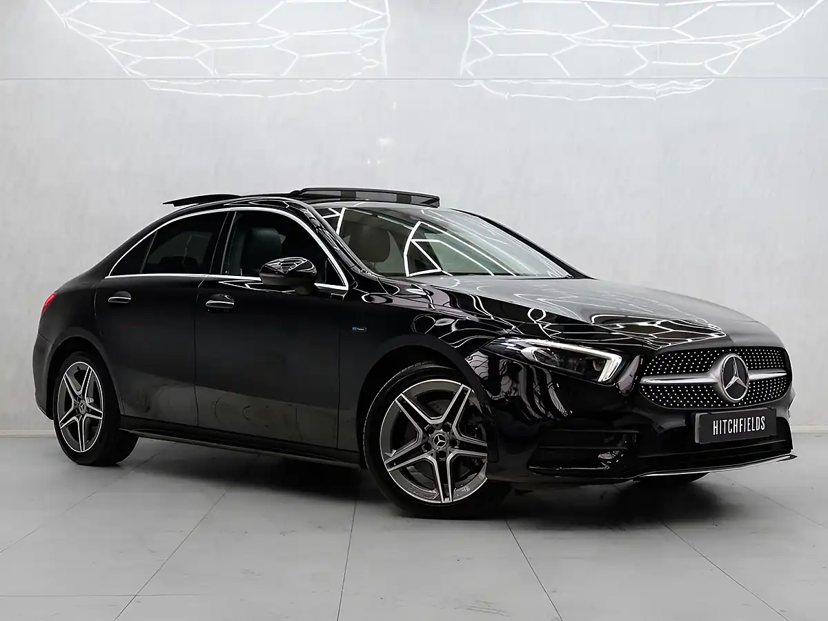 Used 2020 Mercedes-Benz a Class AMG Line (premium Plus 2) Black - Front View