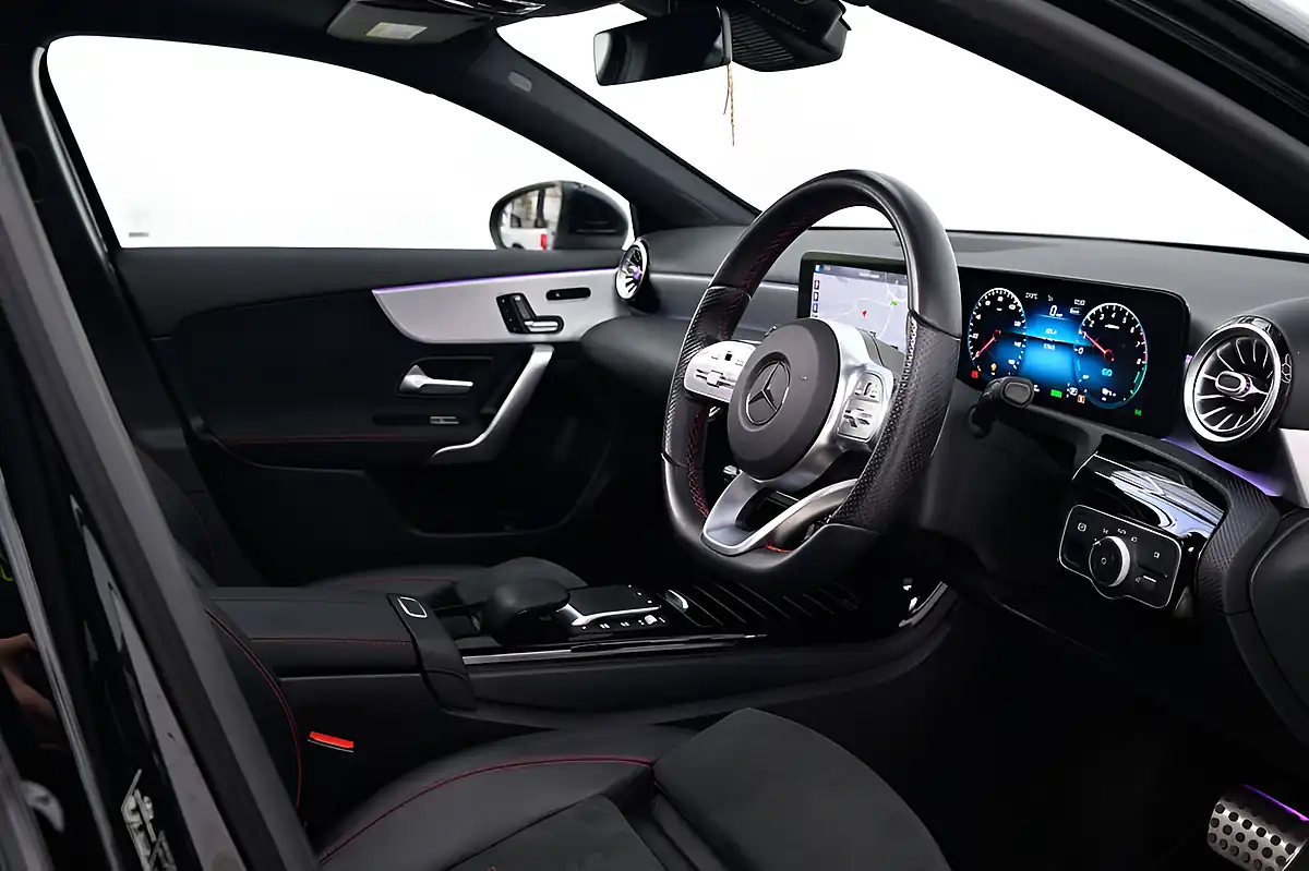 Used 2020 Mercedes-Benz a Class AMG Line (premium Plus 2) Black - Interior and Exterior details 10