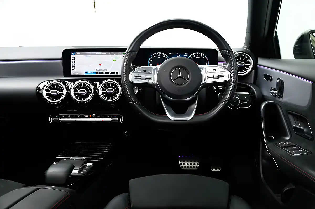 Used 2020 Mercedes-Benz a Class AMG Line (premium Plus 2) Black - Interior and Exterior details 14
