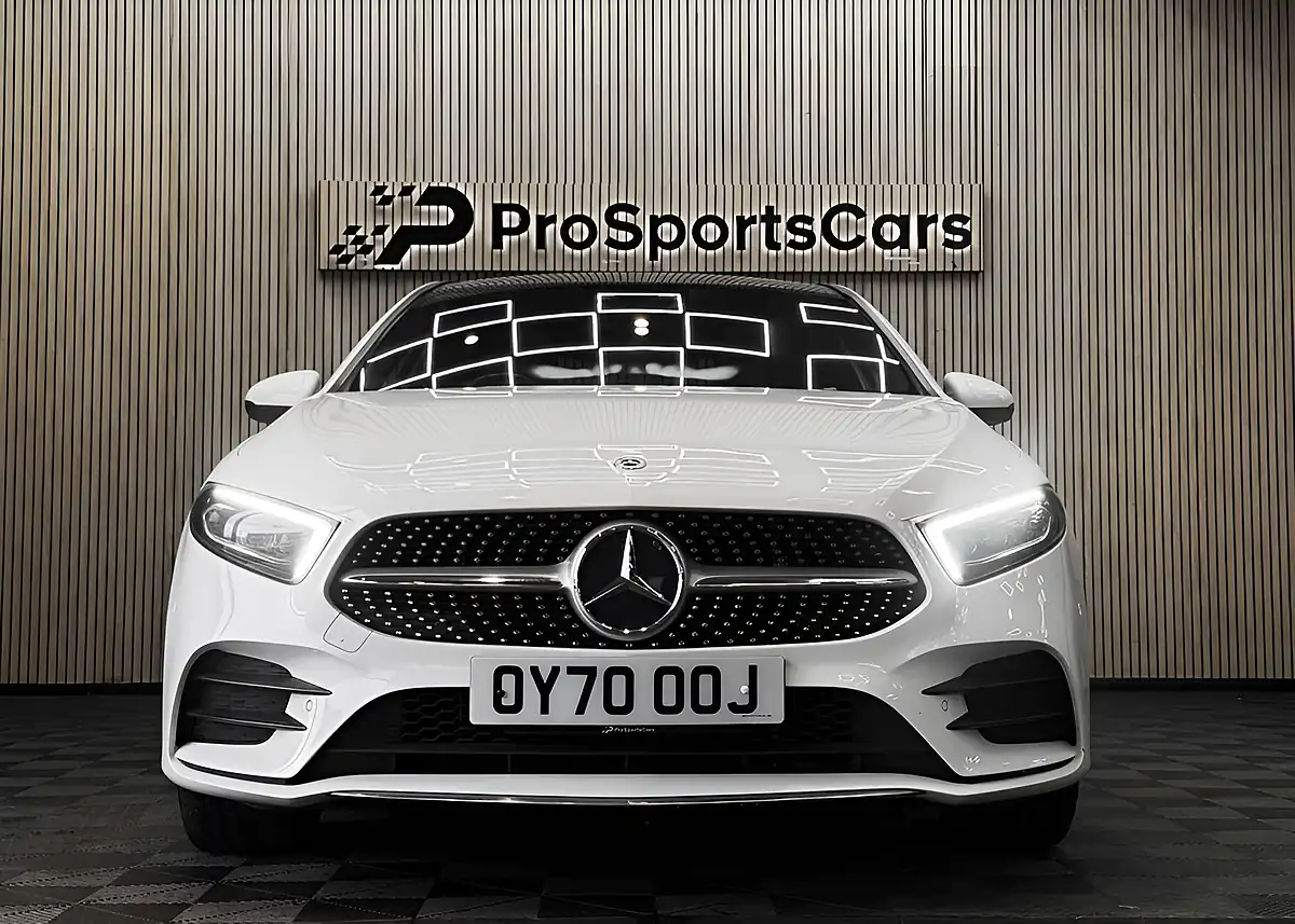 Used 2020 Mercedes-Benz a Class AMG Line (premium Plus 2) White - Interior and Exterior details 2