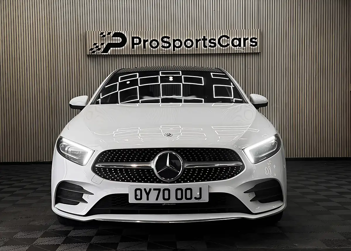 Used 2020 Mercedes-Benz a Class AMG Line (premium Plus 2) White - Interior and Exterior details 3
