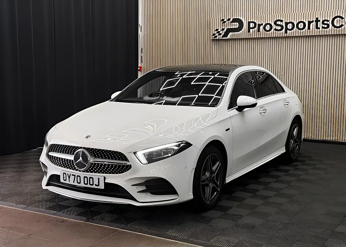 Used 2020 Mercedes-Benz a Class AMG Line (premium Plus 2) White - Interior and Exterior details 4