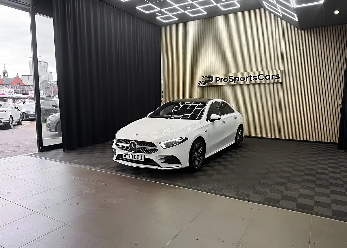 Used 2020 Mercedes-Benz a Class AMG Line (premium Plus 2) White - Interior and Exterior details 5