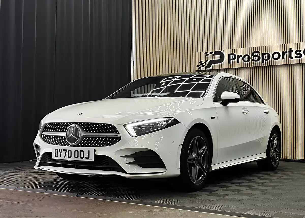 Used 2020 Mercedes-Benz a Class AMG Line (premium Plus 2) White - Interior and Exterior details 6