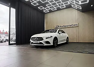 Used 2020 Mercedes-Benz a Class AMG Line (premium Plus 2) White - Interior and Exterior details 7