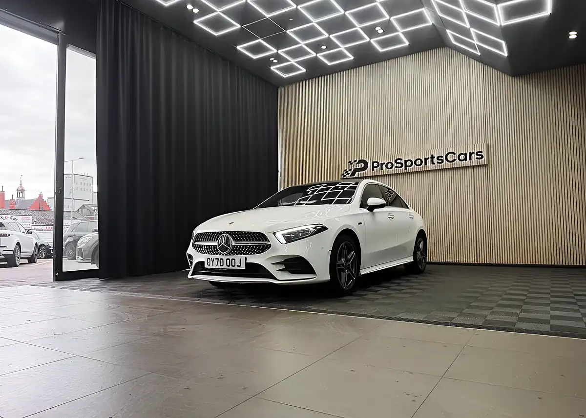 Used 2020 Mercedes-Benz a Class AMG Line (premium Plus 2) White - Interior and Exterior details 7