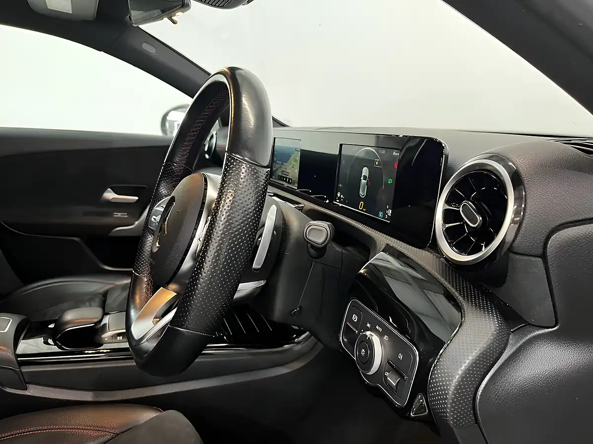 Used 2020 Mercedes-Benz a-Class AMG Line Silver - Interior and Exterior details 11