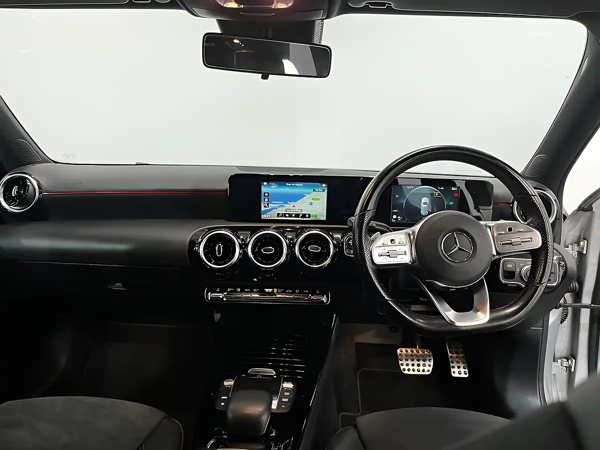Used 2020 Mercedes-Benz a-Class AMG Line Silver - Interior and Exterior details 16