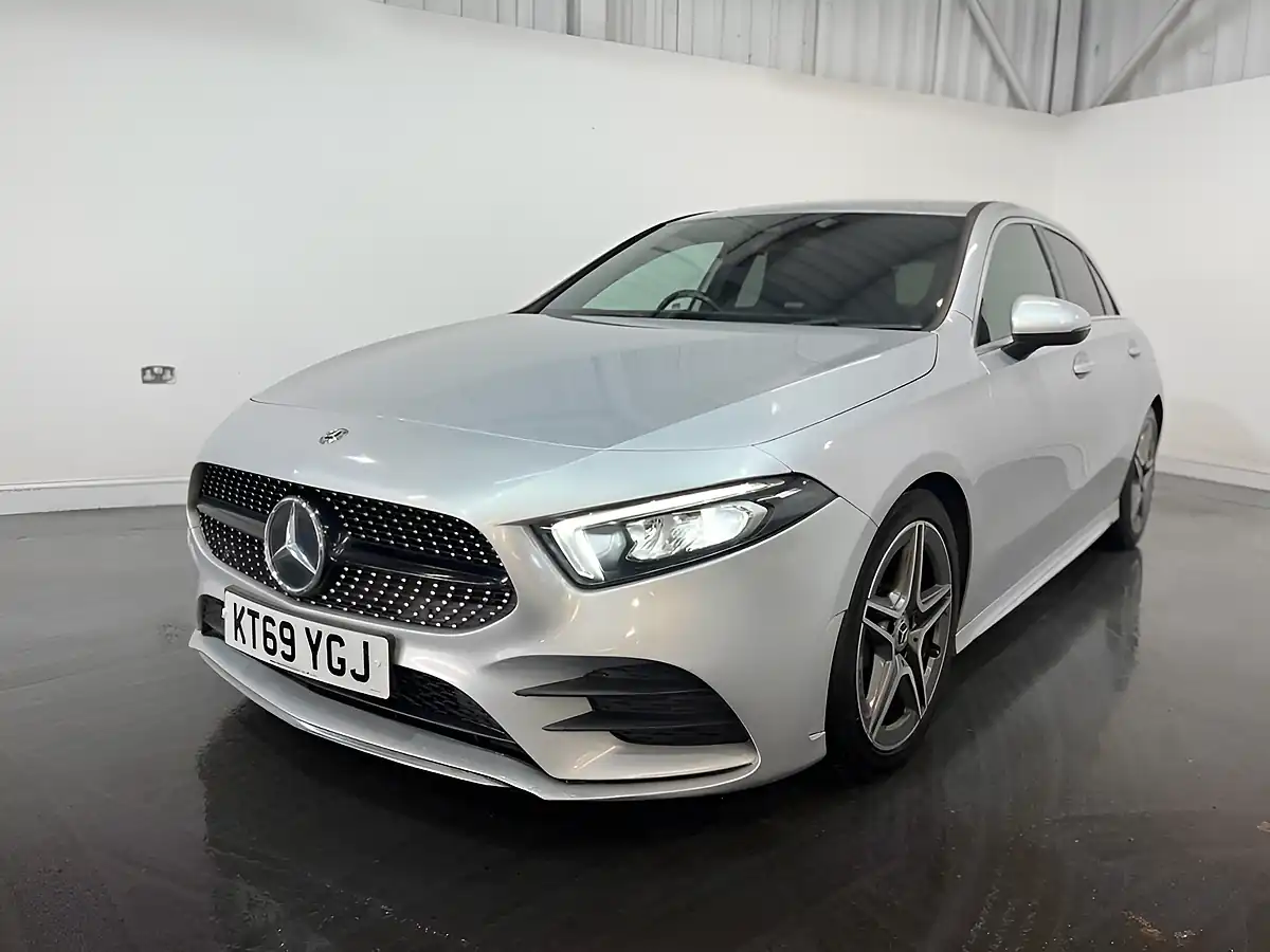 Used 2020 Mercedes-Benz a-Class AMG Line Silver - Interior and Exterior details 3