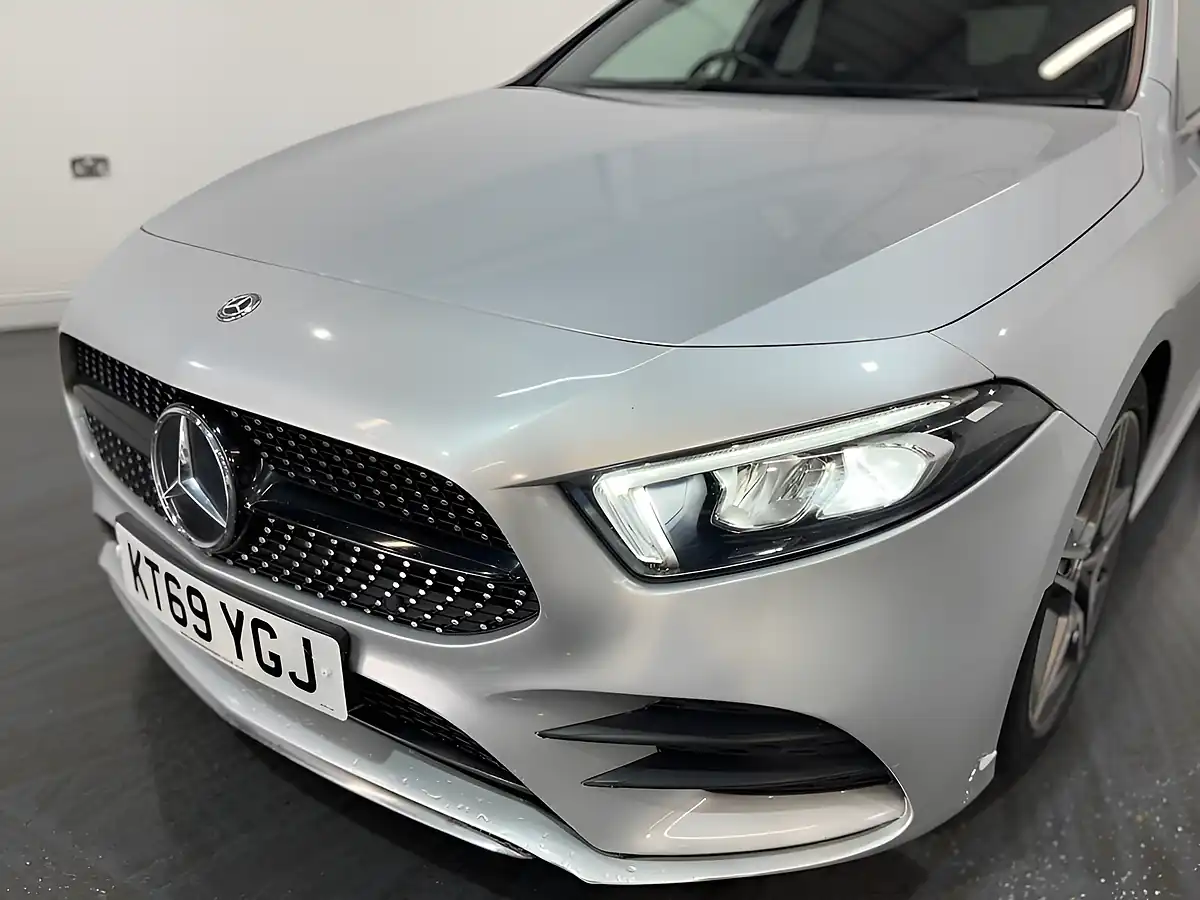 Used 2020 Mercedes-Benz a-Class AMG Line Silver - Interior and Exterior details 4