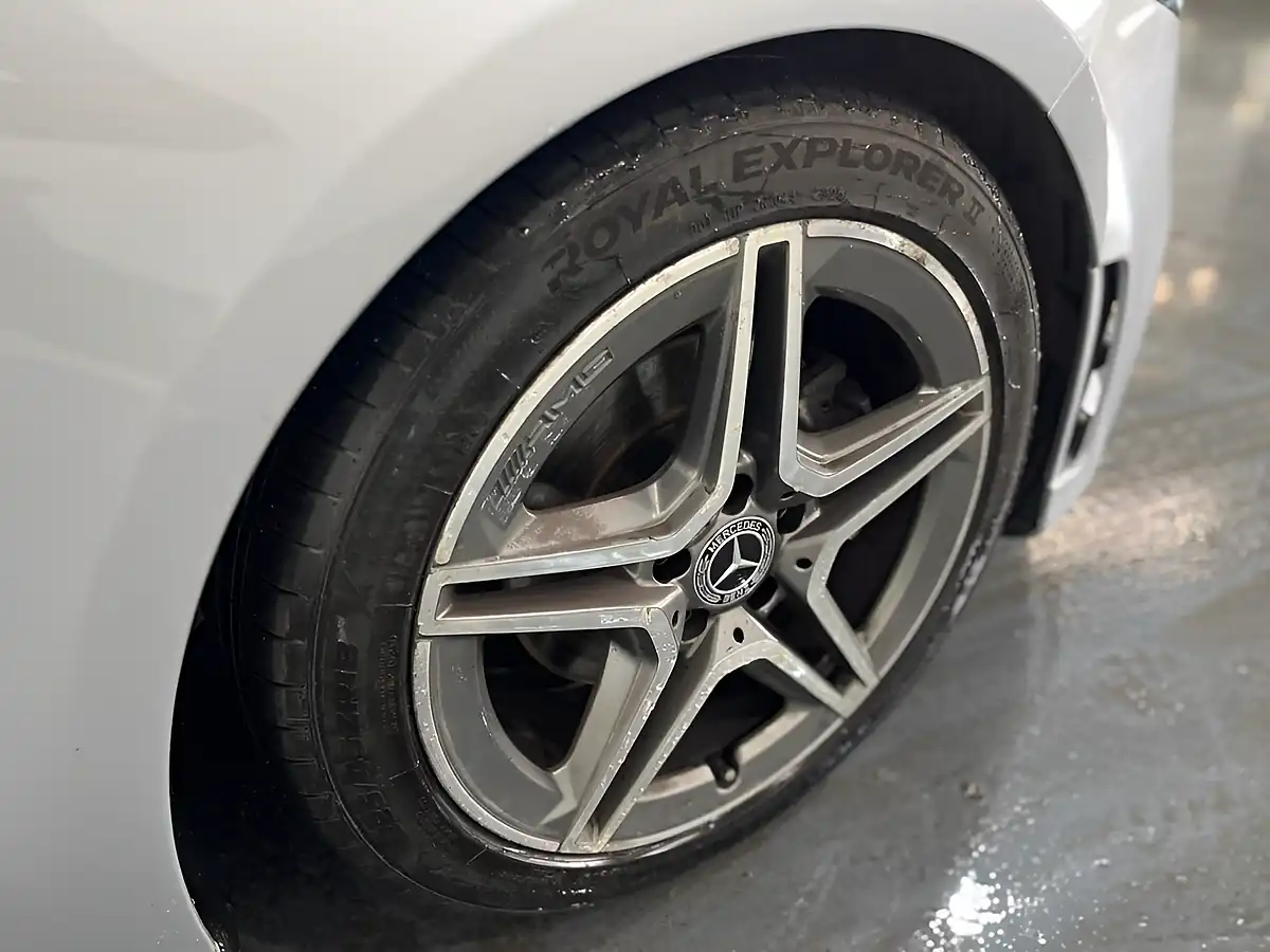 Used 2020 Mercedes-Benz a-Class AMG Line Silver - Interior and Exterior details 9