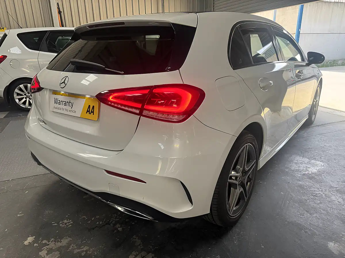 Used 2020 Mercedes-Benz a-Class AMG Line White - Interior and Exterior details 10