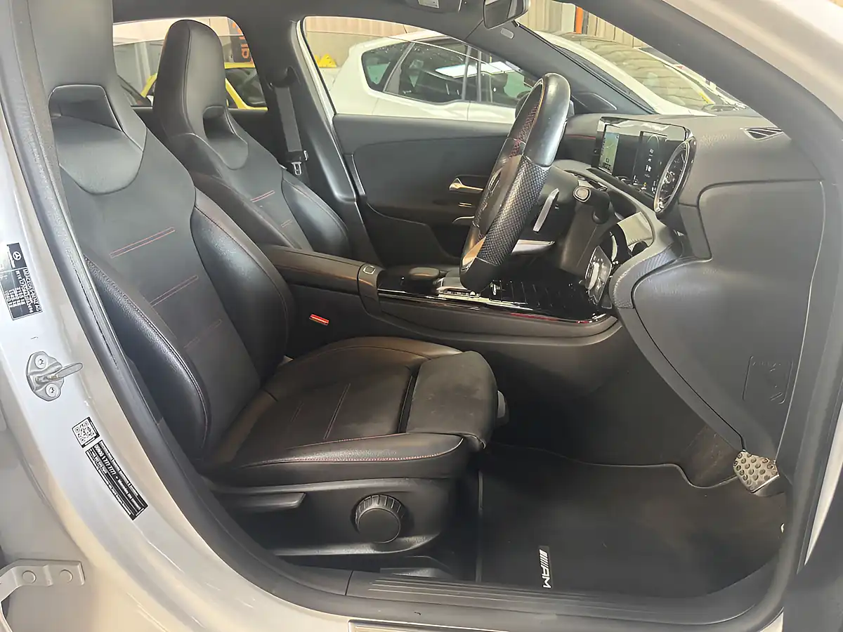 Used 2020 Mercedes-Benz a-Class AMG Line White - Interior and Exterior details 14