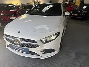 Used 2020 Mercedes-Benz a-Class AMG Line White - Interior and Exterior details 4