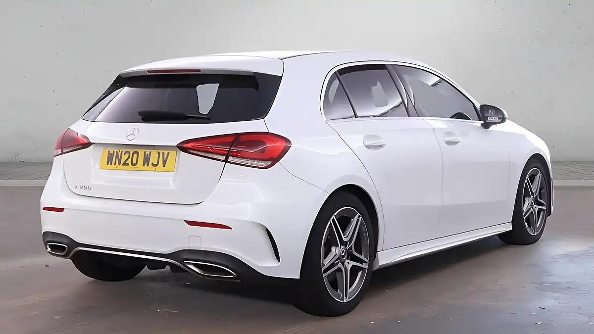 Used 2020 Mercedes-Benz a Class AMG Line White - Interior and Exterior details 2