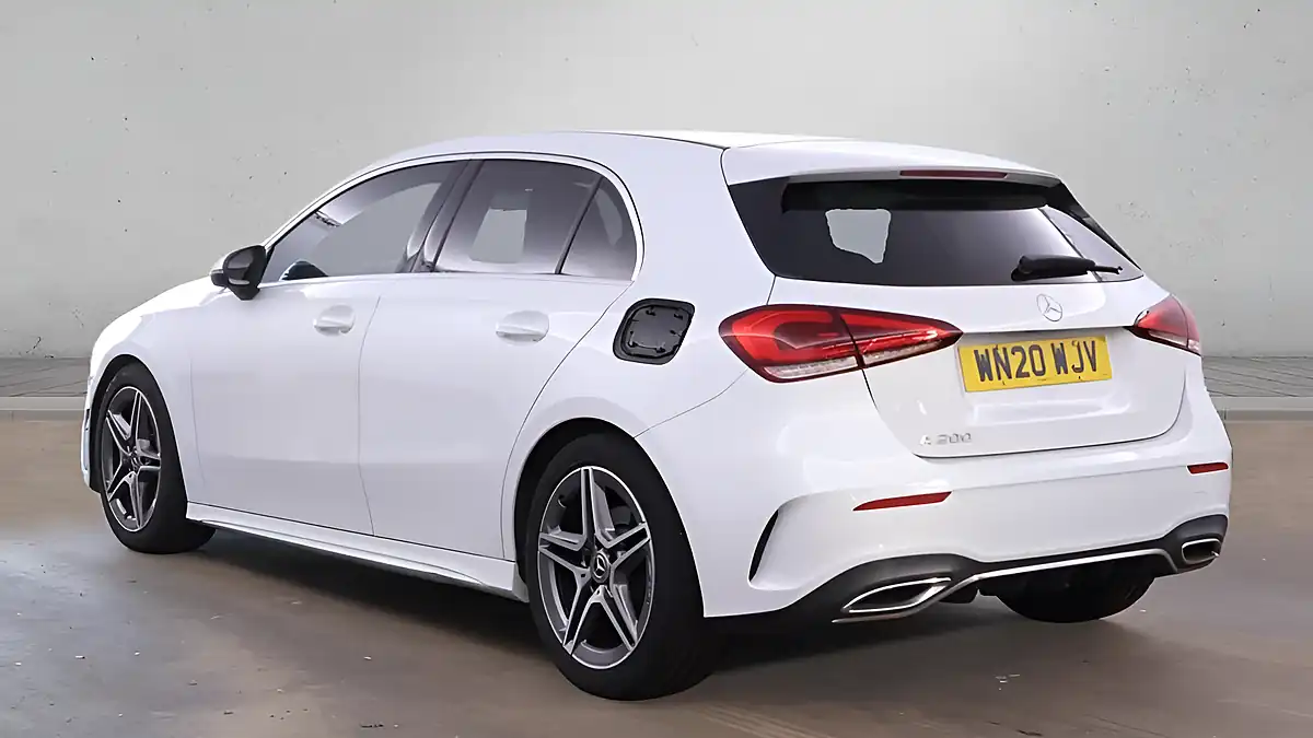 Used 2020 Mercedes-Benz a Class AMG Line White - Interior and Exterior details 3