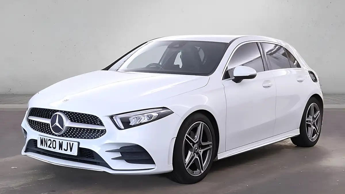 Used 2020 Mercedes-Benz a Class AMG Line White - Interior and Exterior details 4