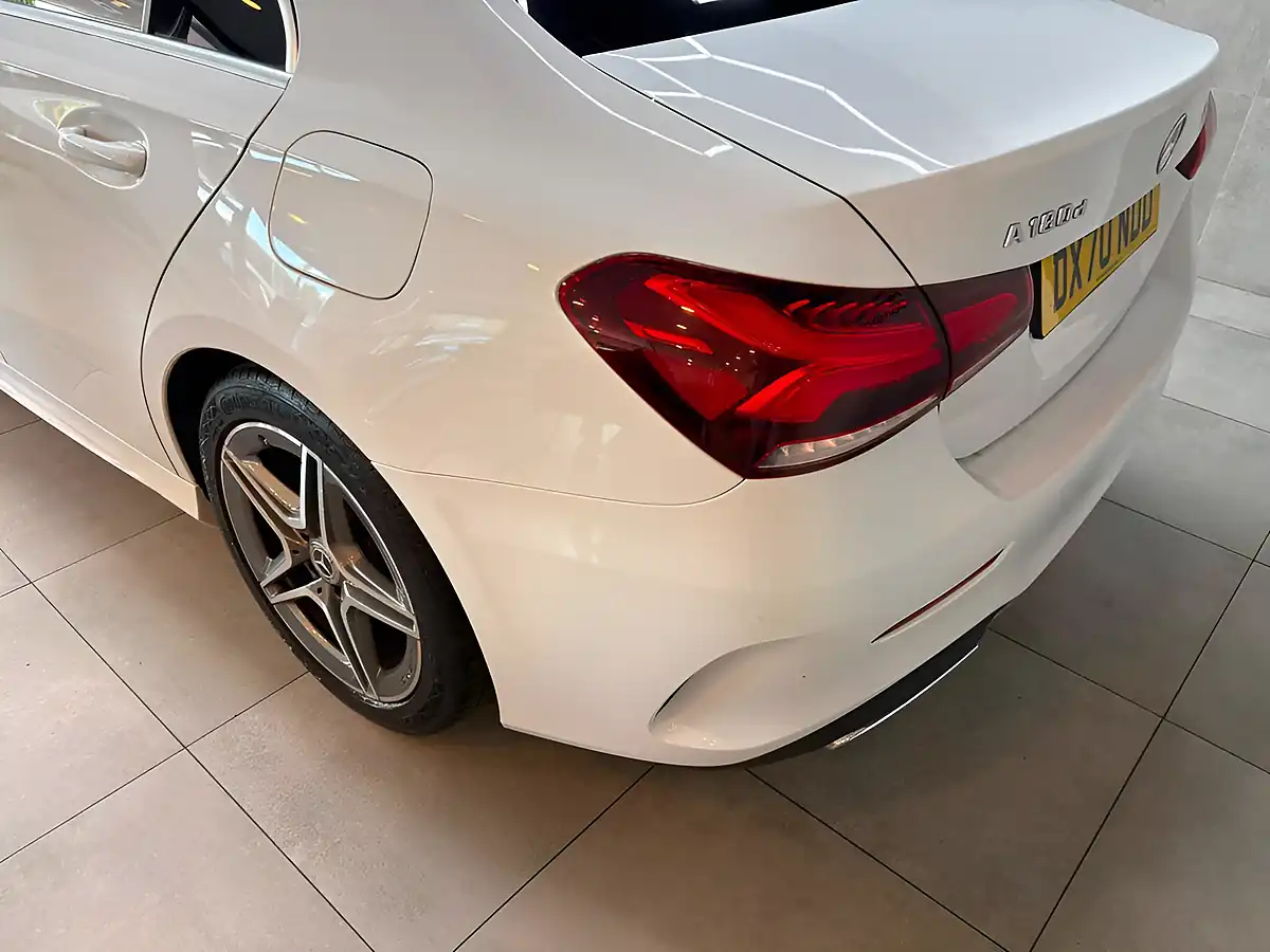 Used 2020 Mercedes-Benz a Class AMG Line White - Interior and Exterior details 20
