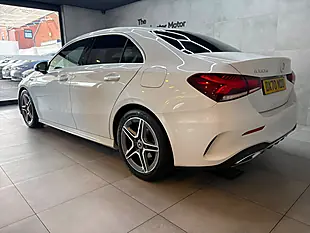 Used 2020 Mercedes-Benz a Class AMG Line White - Interior and Exterior details 3