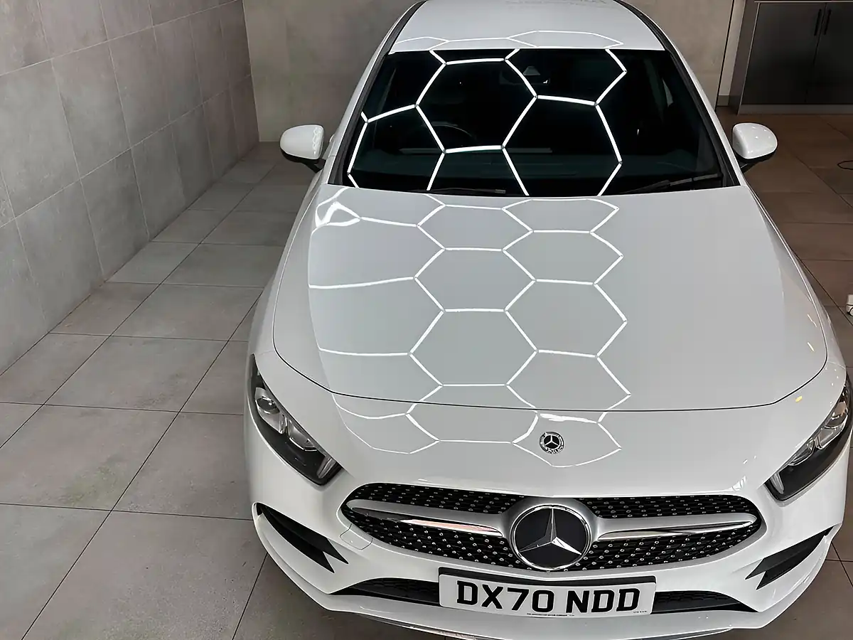 Used 2020 Mercedes-Benz a Class AMG Line White - Interior and Exterior details 4