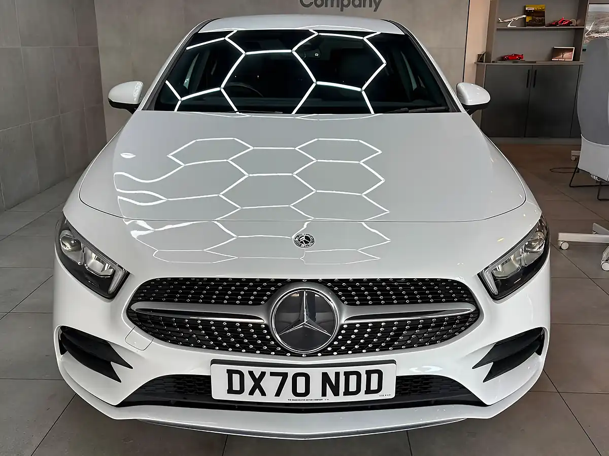 Used 2020 Mercedes-Benz a Class AMG Line White - Interior and Exterior details 6