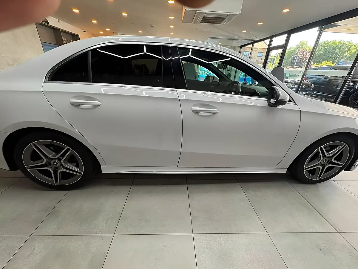 Used 2020 Mercedes-Benz a Class AMG Line White - Interior and Exterior details 9