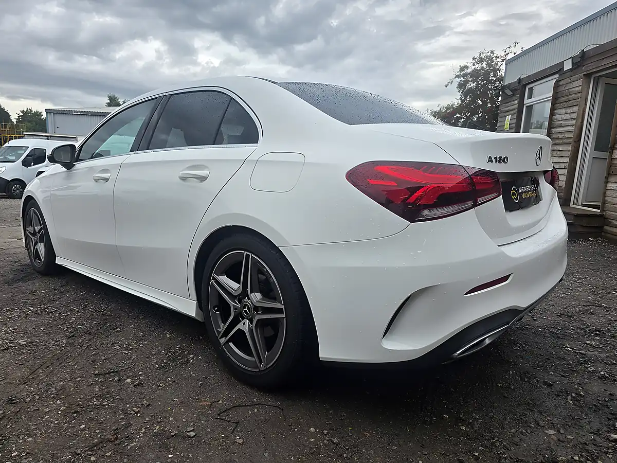 Used 2020 Mercedes-Benz a Class AMG Line White - Interior and Exterior details 3